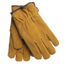 Jacob Ash Side Split-Leather Gloves (For Men) in Tan - Closeouts