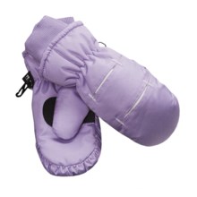 Jacob Ash Waterproof Ski Mittens - Insulated (For Kids) in Purple / White - Closeouts