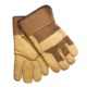Jacob Ash Work Gloves - Pig Grain Leather Palm (For Men)