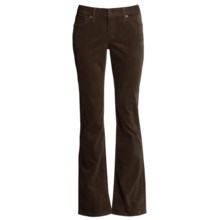 JAG Carla Corduroy Pants - Low Rise, Bootcut (For Women) in Dark Truffle - Closeouts