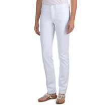 JAG Denim Donovan Jeans - Mid Rise, Straight Leg (For Women) in White - Closeouts