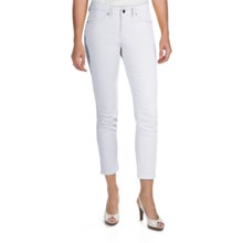 JAG Low Jane Ankle Jeans - Colored Denim, Low Rise, Slim Fit (For Women) in White - Closeouts