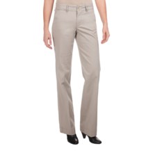 JAG Pearl Trouser Pants - Twill, Mid Rise, Bootcut (For Women) in Oyster Shell - Closeouts