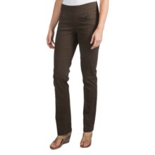 JAG Peri Jeans - Pull-On, High Rise (For Women) in Fossil Brown - Closeouts