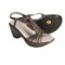 Jambu Acapulco T-Strap Woven Sandals - Leather (For Women) in Brown