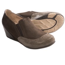 Jambu Allure Wedge Shoes - Slip-Ons (For Women) in Brown - Closeouts