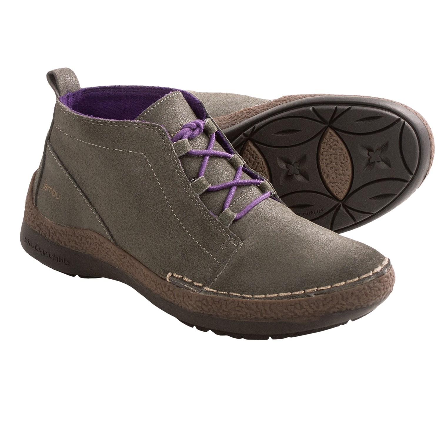 Jambu Madison Leather Boots (For Women) in Charcoal