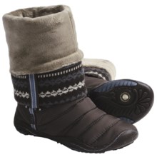 Jambu Nottingham Knit Boots - Fleece Lining, Recycled Materials (For Women) in Brown - Closeouts