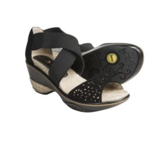 Jambu Santa Fe Wedge Sandals (For Women) in Black - Closeouts