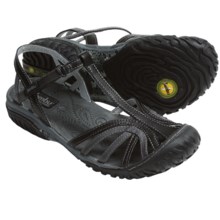 Jambu Shoreline Sandals - Leather (For Women) in Black - Closeouts