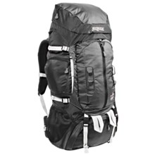 JanSport Klamath 68 Backpack - Internal Frame in Grey Tar/Forge Grey - Closeouts