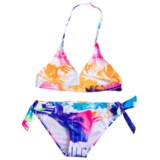 Jantzen Halter Bikini Swimsuit - UPF 50+, 2-Piece (For Girls)