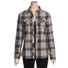 Jeremiah Ashton Plaid Shirt - Long Sleeve (For Women) in Eggplant - Closeouts