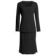 Jersey Knit Shirt and Skirt Set - Long Sleeve (For Women)