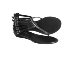 Jessica Simpson Danson Sandals - Leather (For Women) in Black - Closeouts