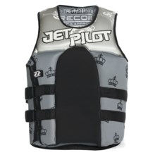 Jet Pilot Recoil S/E PFD Life Jacket - USCG Approved Type III, Neoprene (For Men) in Silver - Closeouts