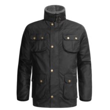 J.G. Glover Londoner Jacket - Waxed Cotton (For Men) in Black - Closeouts