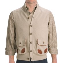 J.L. Powell Sweater Vest - Merino Wool Blend (For Men) in Natural - Closeouts