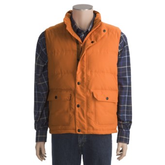 J.L. Powell Wind River Goose Down Vest - 800 Fill Power (For Men) in Orange