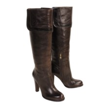 Joan & David Jaron Tall Boots - Leather (For Women) in Dk Brown - Closeouts