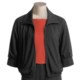 Joan Vass Bomber Jacket - Zip Front (For Women)