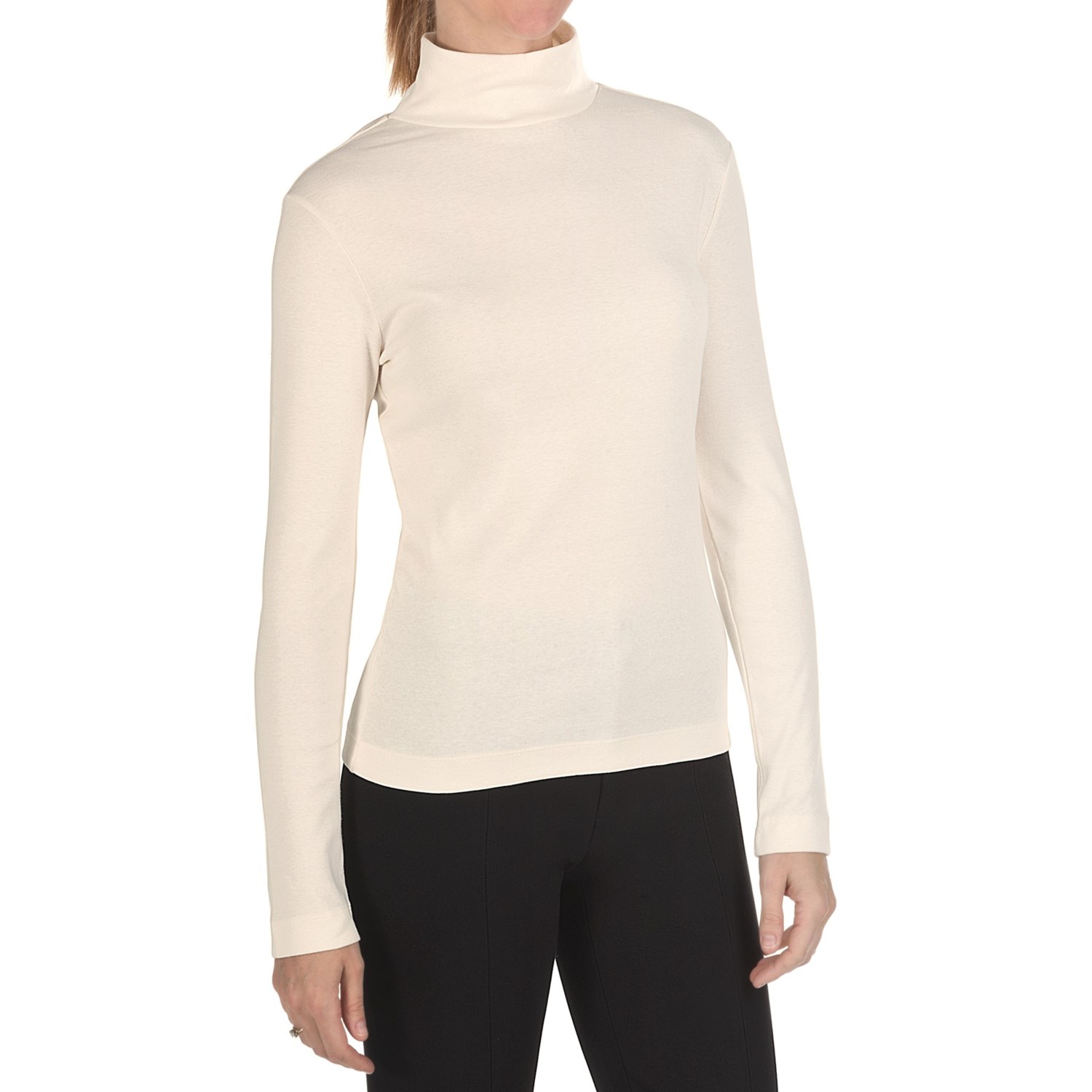 women's mock turtleneck long sleeve