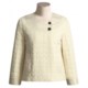 Joan Vass Crop Jacket - Quilted Knit (For Women)