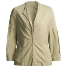 Joan Vass Double-Knit Zip Jacket (For Women) in Beige - Closeouts