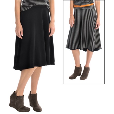 Joan Vass High-Low Skirt - Reversible For Women