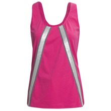 Joan Vass Sequin-Trimmed Tank Top (For Women) in Fuschia - Closeouts
