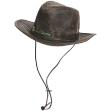 John Deere Aussie Hat - UPF 50+, Weathered Cotton (For Men) in Brown - Closeouts