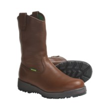 John Deere Footwear 11” Wellington Work Boots - Oiled Leather (For Men) in Dark Brown - Closeouts