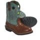 John Deere Footwear Croco Print Cowboy Boots (For Youth Boys and Girls)