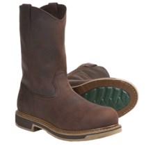John Deere Footwear Nutty Mule Wellington Work Boots - Steel Toe, Slip-Ons (For Men) in Gaucho - Closeouts