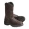 John Deere Footwear Wellington Work Boots - Tumbled Leather (For Men) in Bark