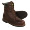 John Deere Steel-Toe Work Boots - Leather (For Men) in Dark Brown