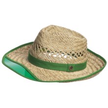 John Deere Sun Visor Hat - Rush Straw, Vented Crown (For Men) in Natural - Closeouts