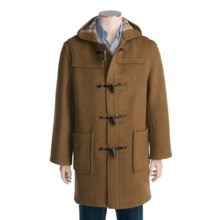 John Partridge Classic Duffle Coat - Virgin Wool (For Men) in Camel - Closeouts
