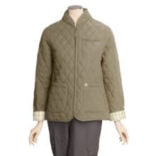 John Partridge Lichfield Quilted Microfiber Jacket (For Women) in Olive - Closeouts