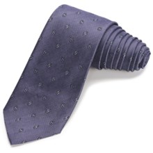 John Varvatos Collection Discus Narrow Tie - 5-Fold (For Men) in Purple - Closeouts