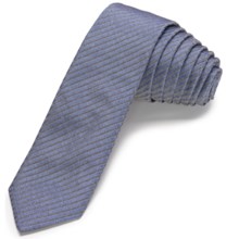 John Varvatos Collection Linxus Stripe Skinny Tie (For Men) in Blue - Closeouts