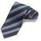 John Varvatos Collection Reflection Stripe Narrow Tie - 5-Fold (For Men)