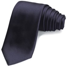 John Varvatos Collection Vintage Narrow Tie - 5-Fold (For Men) in Navy - Closeouts
