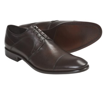 John Varvatos Richard Cap Toe Shoes - Oxfords (For Men) in Espresso