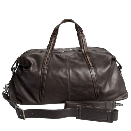 36%OFF 非ローリング荷物 ジョンバルベイトスリチャーズレザーダッフルバッグ John Varvatos Richards Leather Duffel Bag