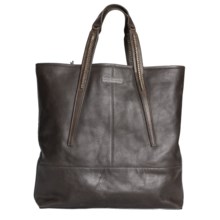 39%OFF トートバッグ ジョンバルベイトスリチャーズレザーショッピングトートバッグ John Varvatos Richards Leather Shopping Tote Bag画像