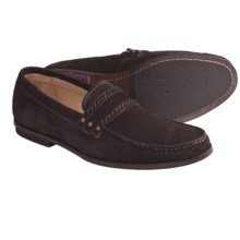 John Varvatos Star USA Madison Stud Loafer Shoes - Suede (For Men) in Espresso Suede - Closeouts