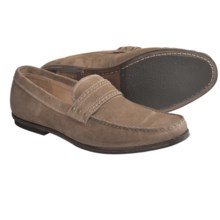 John Varvatos Star USA Madison Stud Loafer Shoes - Suede (For Men) in Sandstone Suede - Closeouts