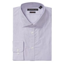 John Varvatos Star USA Mini Check Dress Shirt - Slim Fit, Long Sleeve (For Men) in River Rock - Closeouts