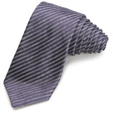 John Varvatos Star USA Narrow Striated Pinstripe Tie (For Men) in Purple - Closeouts